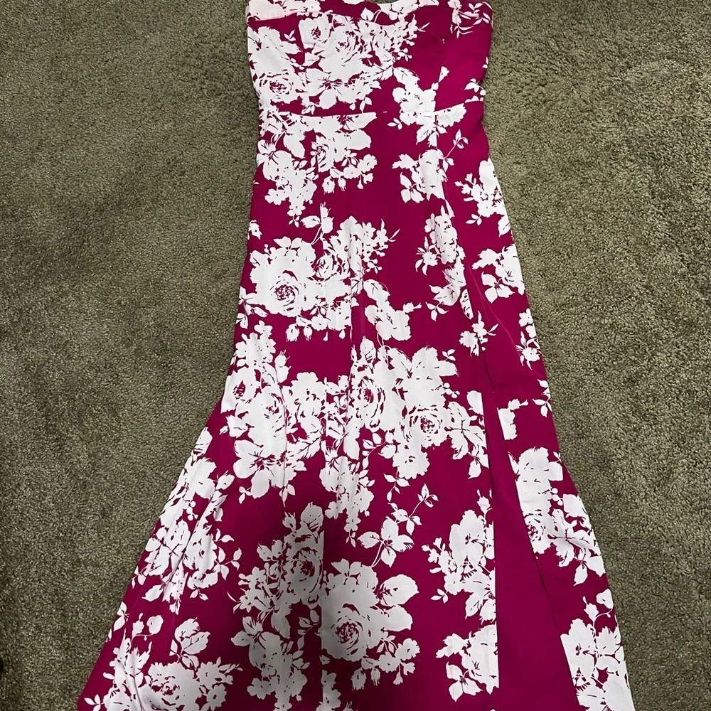 Abercrombie & Fitch Pink and White Floral Dress - Picture 9 of 9